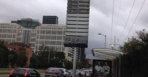 PARADERO SITP BARRIO SANTA ANA  049A01